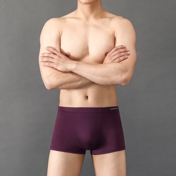 Cueca Boxer masculina-kit 8 pçs, Stripe Masculino, Respirável Mans Boxer, Sólidas, Confortáveis, Lingerie L-4XL - Image 7