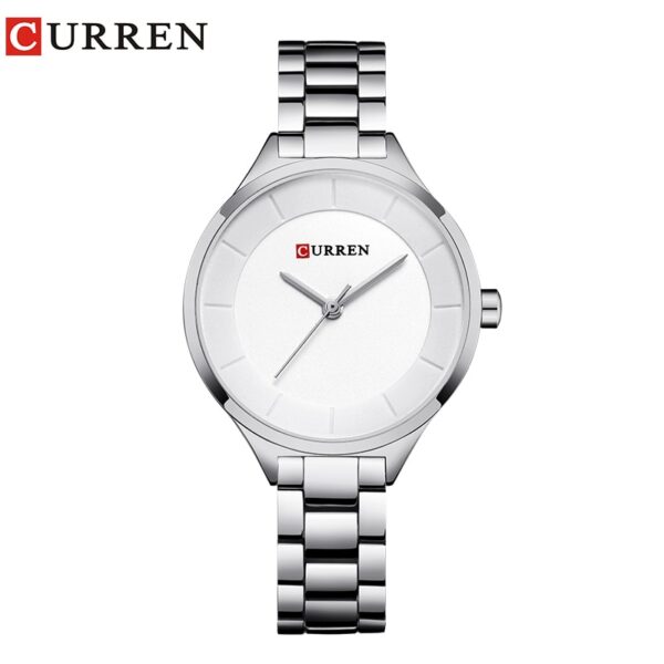 Relógios de pulso feminino, Curren, aço inoxidável, ouro rosa, luxo, moda, para as mulheres - Image 9