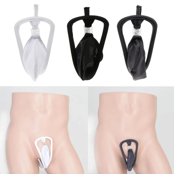 Cuecas masculina invisíveis, LGBTQ, cueca regata com cordão em c, lingerie erótica e confortável, tangas sexy para homens