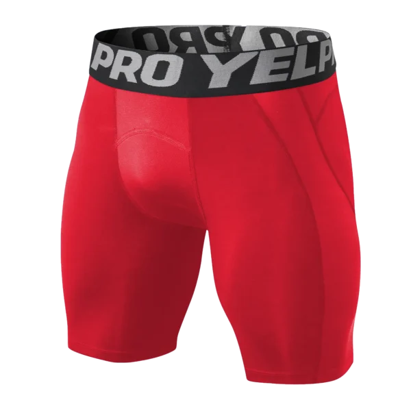 Shorts masculino de compressão, 2023, ginásio, elasticidade, shorts collants, secagem rápida skinny correndo roupas esportivas dos homens de fitness magro - Image 12