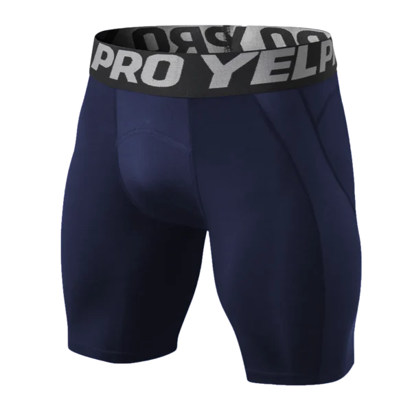 Shorts masculino de compressão, 2023, ginásio, elasticidade, shorts collants, secagem rápida skinny correndo roupas esportivas dos homens de fitness magro - Image 11