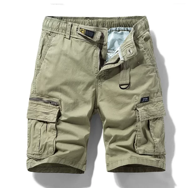 Bermudas / Calções de algodão masculino, calções de camuflagem, roupa masculina, Bermuda casual, jogger praia, verão, novo - Image 7