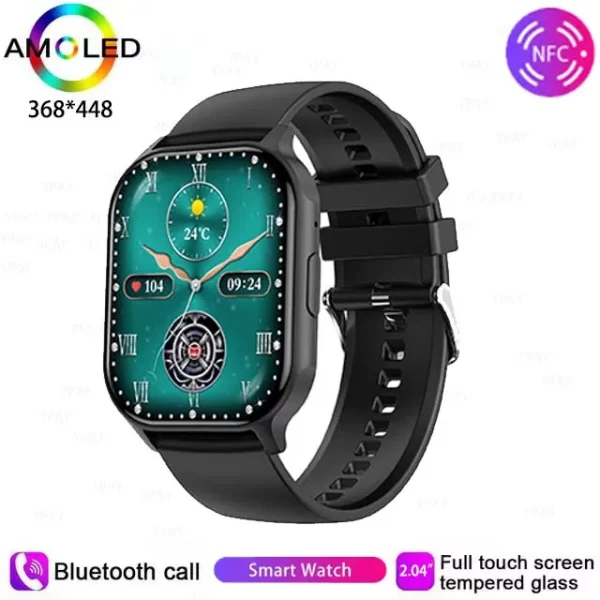 Relógio de pulso, smartwatch Ultra HD para Huawei e Xiaomi, IP68 Impermeável, Chamada Bluetooth, Bateria Grande, Monitor de Pressão Arterial, 260mAh, 2.01 ", Novo - Image 7