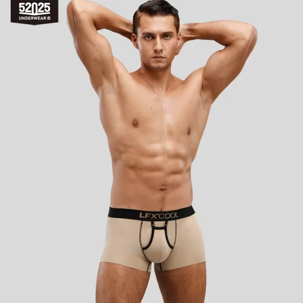 Cuecas boxers masculina, modais de luxo, roupas íntimas confortáveis, cuecas sexy ecologicamente corretas, design original, voar aberto, 52025 - Image 6