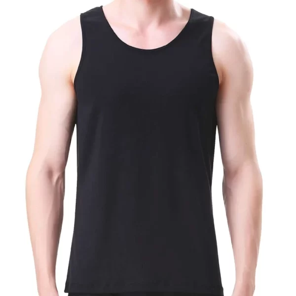 Camiseta regata masculina, Udoarts, 3 pacote modal undershirts tripulação pescoço camisetas tanque - Image 3
