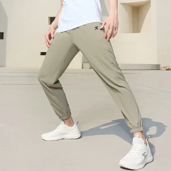 Calças soltas masculina, Xtep-Calças, esportivas tecidas, moletom à prova d'água, confortável, novo, 877229980258. - Image 2