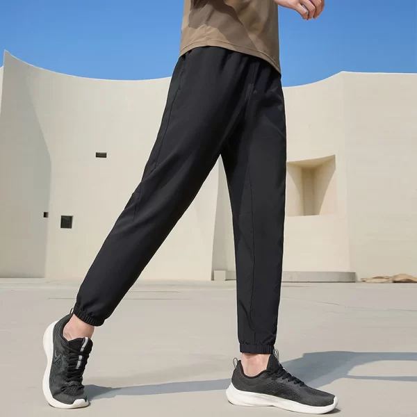 Calças soltas masculina, Xtep-Calças, esportivas tecidas, moletom à prova d'água, confortável, novo, 877229980258. - Image 4