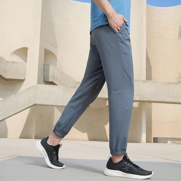 Calças soltas masculina, Xtep-Calças, esportivas tecidas, moletom à prova d'água, confortável, novo, 877229980258. - Image 6