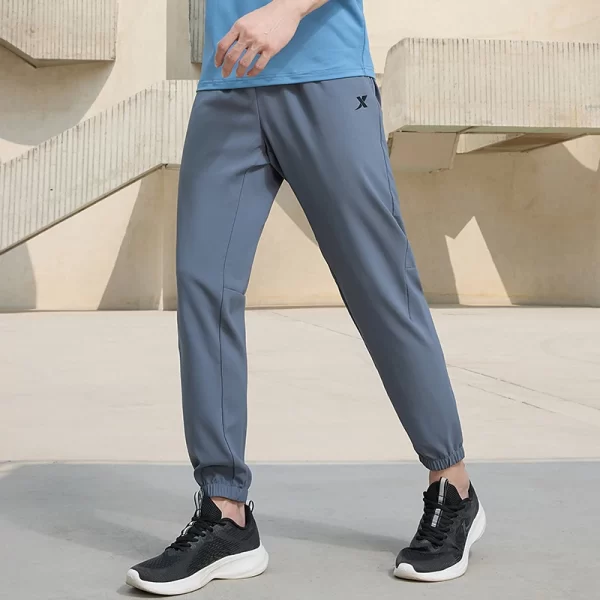 Calças soltas masculina, Xtep-Calças, esportivas tecidas, moletom à prova d'água, confortável, novo, 877229980258. - Image 5