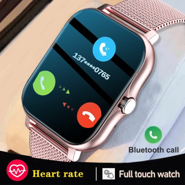 Relógio inteligente impermeável para homens e mulheres, Bluetooth Call, rastreador de fitness, relógio esportivo, smartwatch para senhoras, novo, 2023