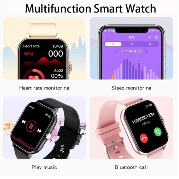 Relógio inteligente impermeável para homens e mulheres, Bluetooth Call, rastreador de fitness, relógio esportivo, smartwatch para senhoras, novo, 2023 - Image 18