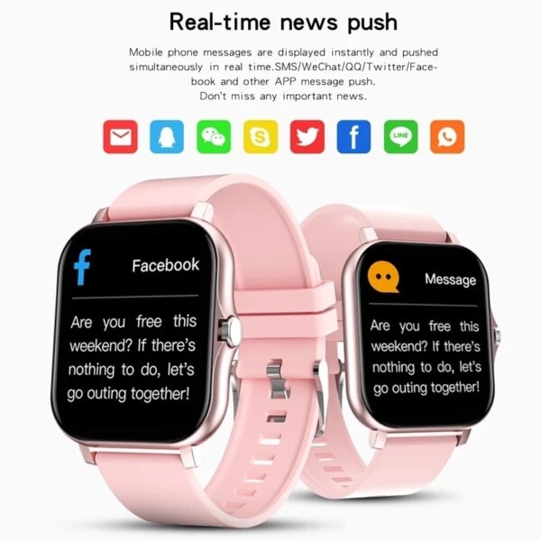 Relógio inteligente impermeável para homens e mulheres, Bluetooth Call, rastreador de fitness, relógio esportivo, smartwatch para senhoras, novo, 2023 - Image 9