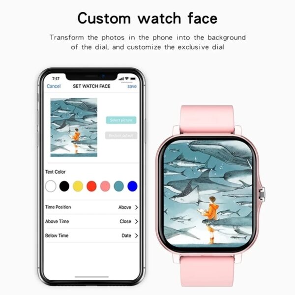 Relógio inteligente impermeável para homens e mulheres, Bluetooth Call, rastreador de fitness, relógio esportivo, smartwatch para senhoras, novo, 2023 - Image 17