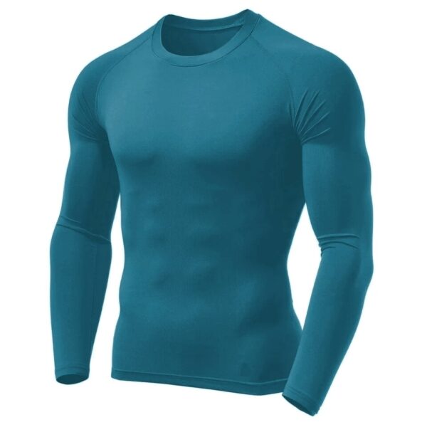 Camiseta Proteção Solar Térmica Compressão Segunda Pele Tecido Gelado UV 50+ Várias Cores Atacado e Varejo Unissex Masculino Fem - Image 2