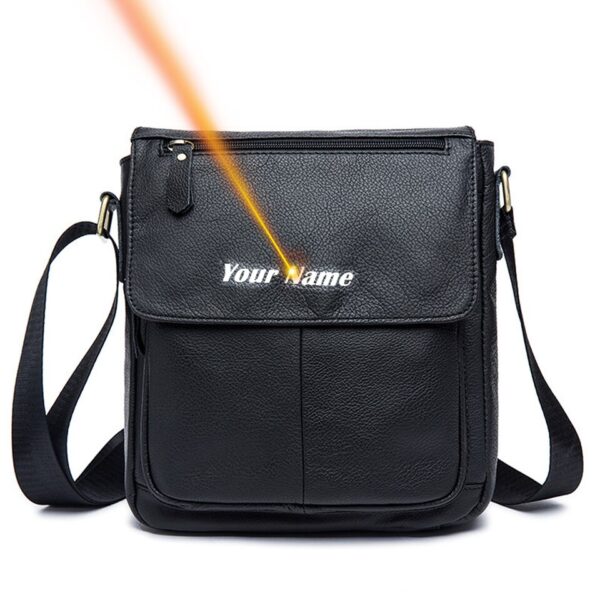 Bolsa de ombro Westal homens alta qualidade masculino, couro, crossbody  819a - Image 8