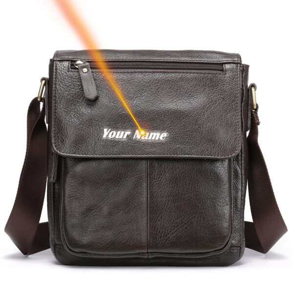 Bolsa de ombro Westal homens alta qualidade masculino, couro, crossbody  819a - Image 7