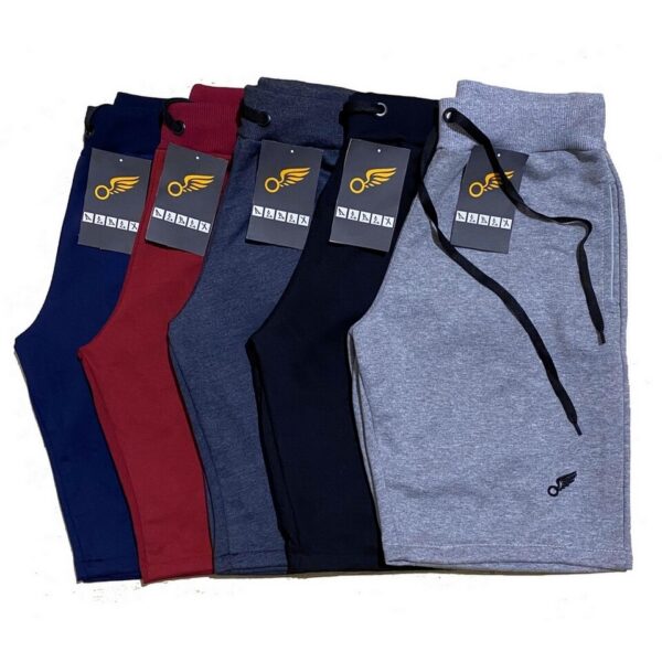 Bermudas básica de Moletom kit com 5  Com Amarração Academia Treino Atacado  Top Masculino Shorts Praia Surf Adulto