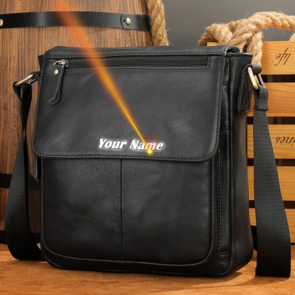 Bolsa de ombro Westal homens alta qualidade masculino, couro, crossbody  819a - Image 6