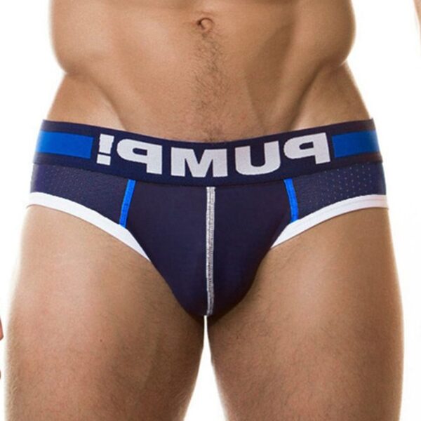 Cueca masculina nova marca modal sexy jockstrap baixa cintura briefs, gay, roupa interior - Image 11
