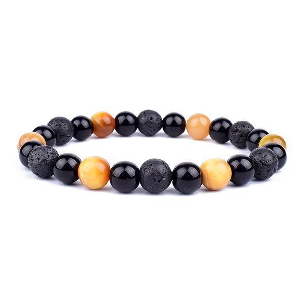 Pulseiras de Hematita Magnética para Homens e Mulheres, Tiger Eye Stone Bead, Assistência Médica, Magnet Help, Jóias para Perda de Peso, Casal, Novo - Image 18