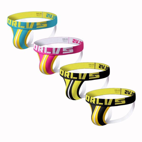 Cueca masculina Jockstrap-ADANNU-, tanga gay, algodão, sexy G string - Image 9