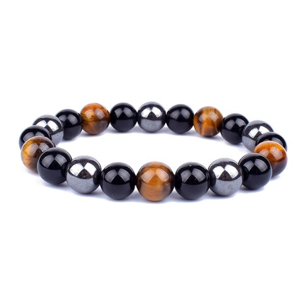 Pulseiras de Hematita Magnética para Homens e Mulheres, Tiger Eye Stone Bead, Assistência Médica, Magnet Help, Jóias para Perda de Peso, Casal, Novo - Image 16