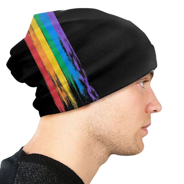 Touca de malha, skullies beanies, lgbtq queer lésbica gay adulto - Image 4