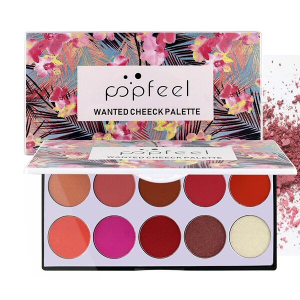 Blush Miss Rose pó Paleta, Mineral, Sombra de Olho, Natural Impermeável, Maquiagem Bochecha, Rouge - Image 13