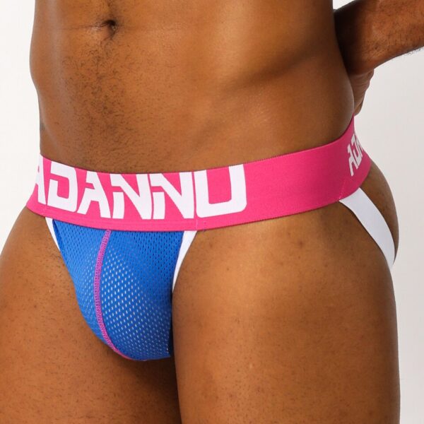 Cuecas Masculina Algodão Jockstrap, tanga gay, calcinha deslizante, cordão G - Image 2