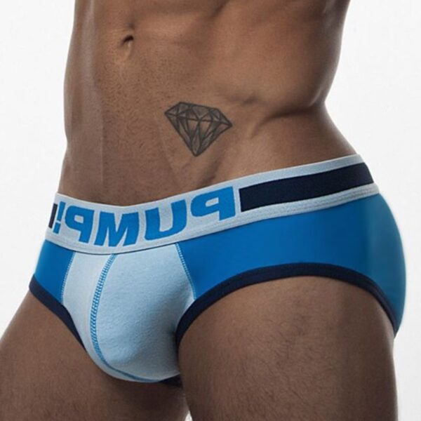 Cueca masculina nova marca modal sexy jockstrap baixa cintura briefs, gay, roupa interior - Image 26