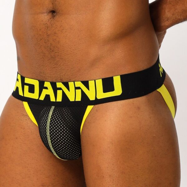 Cuecas Masculina Algodão Jockstrap, tanga gay, calcinha deslizante, cordão G - Image 7