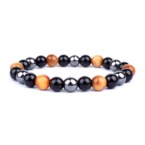 Pulseiras de Hematita Magnética para Homens e Mulheres, Tiger Eye Stone Bead, Assistência Médica, Magnet Help, Jóias para Perda de Peso, Casal, Novo - Image 13
