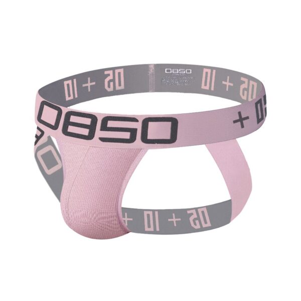 Cuecas algodão masculinas Jockstrap de orlvs,  gay tanga cuecas deslizamento sexy, bolsa, g string - Image 6
