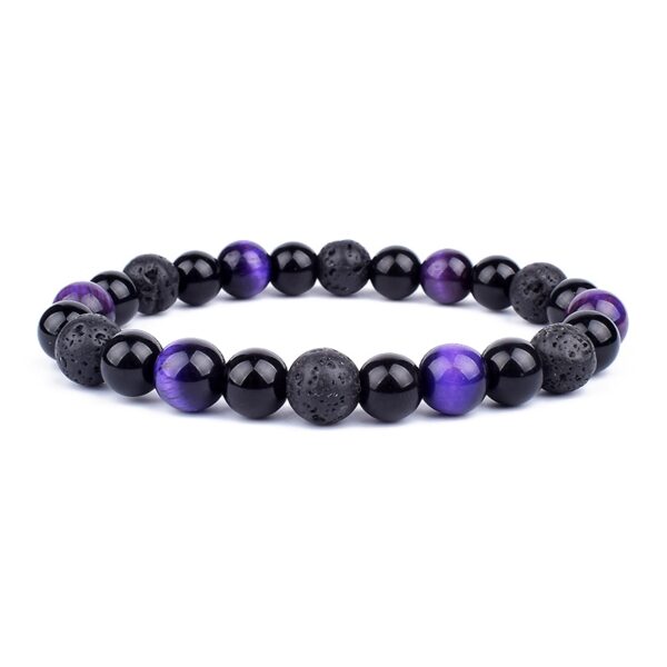 Pulseiras de Hematita Magnética para Homens e Mulheres, Tiger Eye Stone Bead, Assistência Médica, Magnet Help, Jóias para Perda de Peso, Casal, Novo - Image 29