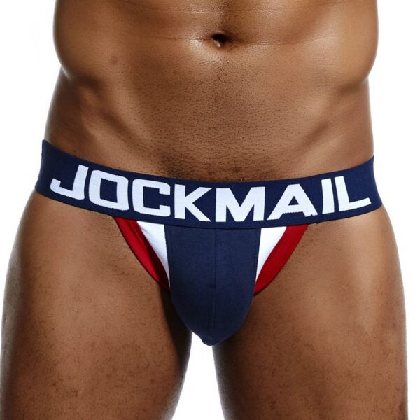 Cueca de algodão malha, Jockmail apertado homens, jockstrap, malha respirável jock cinta homme, erótico, gay pênis bolsa - Image 17