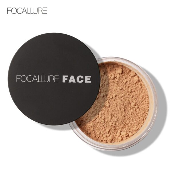 Pó Facial-Focallure 3 cores maquiagem do rosto controle de óleo, longa duração à prova d' água de maquiagem mineral - Image 3