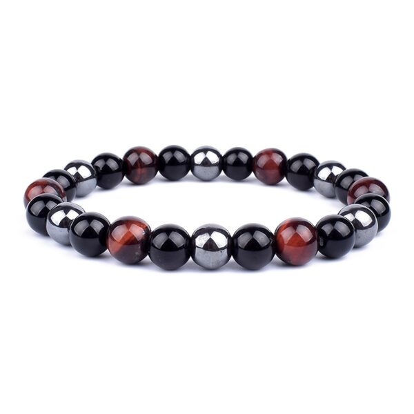 Pulseiras de Hematita Magnética para Homens e Mulheres, Tiger Eye Stone Bead, Assistência Médica, Magnet Help, Jóias para Perda de Peso, Casal, Novo - Image 24