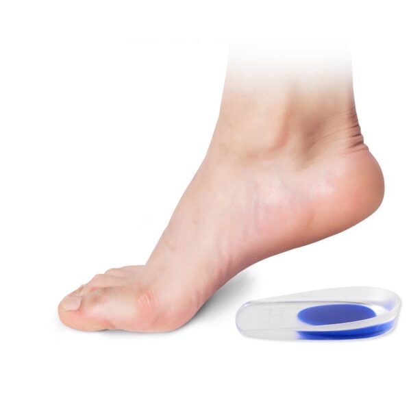 Palmilhas de silicone médico para o protetor de calcanhar, insere almofadas de esporos de calcanhar para alívio da dor de calcanhar e para reduzir a pressão - Image 6