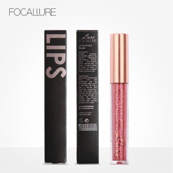 Batom líquido impermeável Focallure, Red Velvet Lip Tint, Nude Matte, Maquiagem Colorida - Image 16