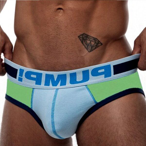 Cueca masculina nova marca modal sexy jockstrap baixa cintura briefs, gay, roupa interior - Image 23