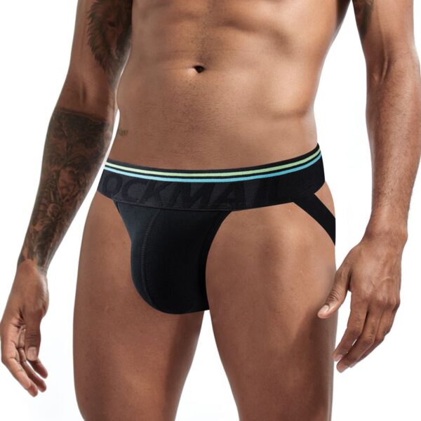 Cueca de algodão malha, Jockmail apertado homens, jockstrap, malha respirável jock cinta homme, erótico, gay pênis bolsa - Image 2