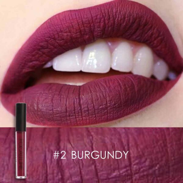 Batom líquido impermeável Focallure, Red Velvet Lip Tint, Nude Matte, Maquiagem Colorida - Image 3