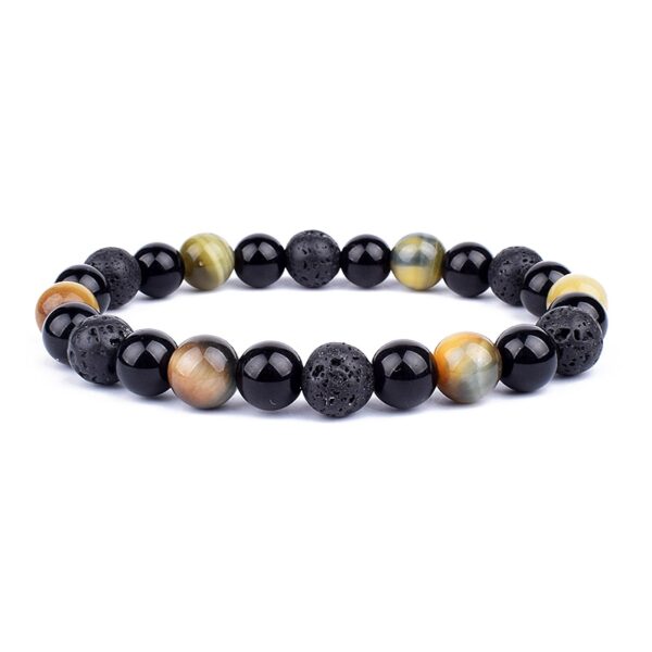 Pulseiras de Hematita Magnética para Homens e Mulheres, Tiger Eye Stone Bead, Assistência Médica, Magnet Help, Jóias para Perda de Peso, Casal, Novo - Image 20