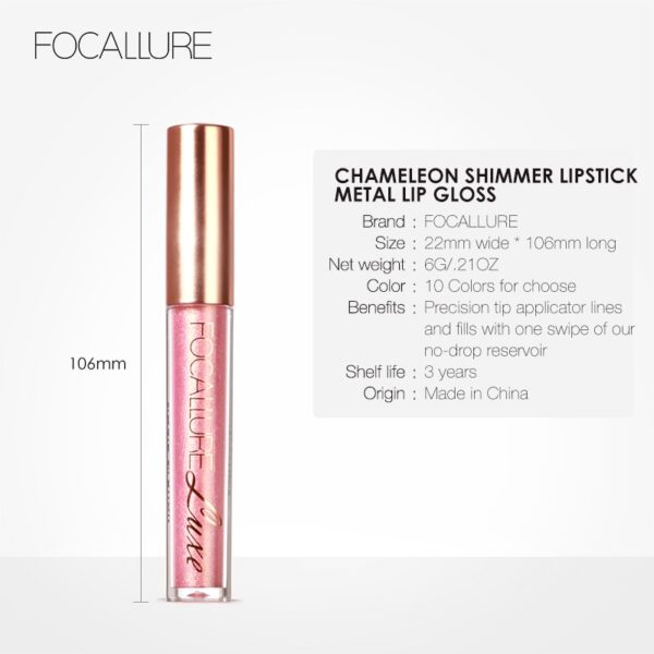 Batom líquido impermeável Focallure, Red Velvet Lip Tint, Nude Matte, Maquiagem Colorida - Image 37