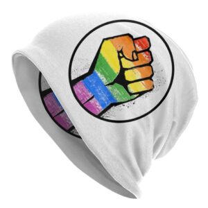 Touca-Lgbt resistência punho skullies gorros hip hop outono inverno unissex bandeira boné adulto.