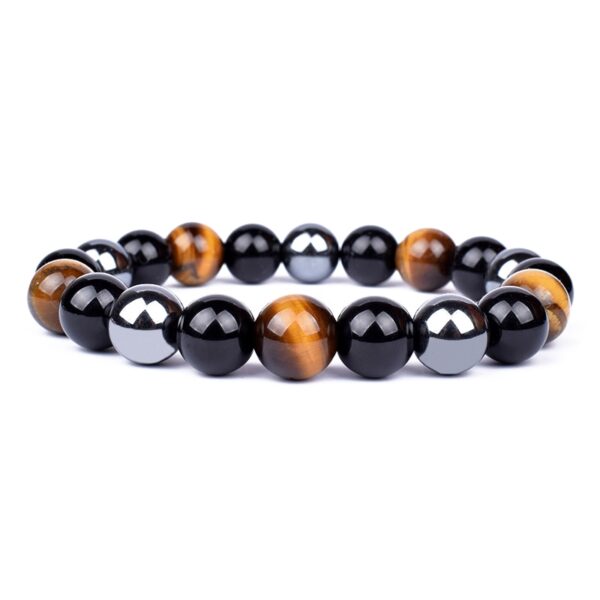 Pulseiras de Hematita Magnética para Homens e Mulheres, Tiger Eye Stone Bead, Assistência Médica, Magnet Help, Jóias para Perda de Peso, Casal, Novo - Image 26