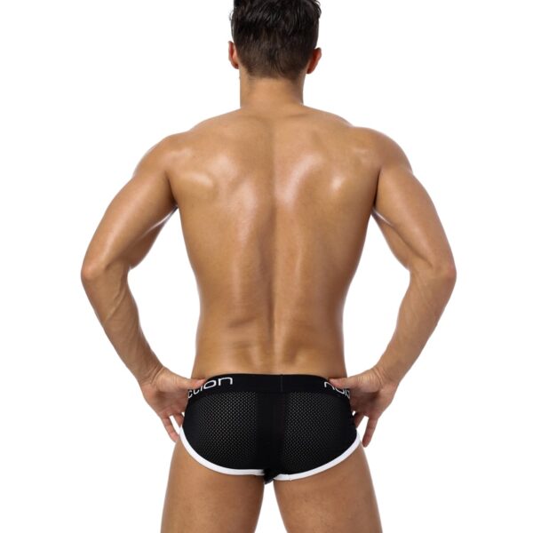 Cuecas sensuais masculinas-ORLVS-malha respirável, deslizamento de bolsa de pênis, algodão, convexa, gay - Image 3