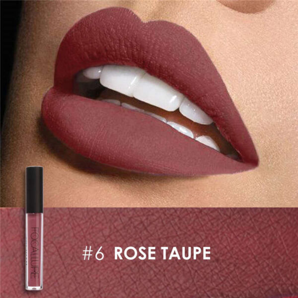 Batom líquido impermeável Focallure, Red Velvet Lip Tint, Nude Matte, Maquiagem Colorida - Image 33