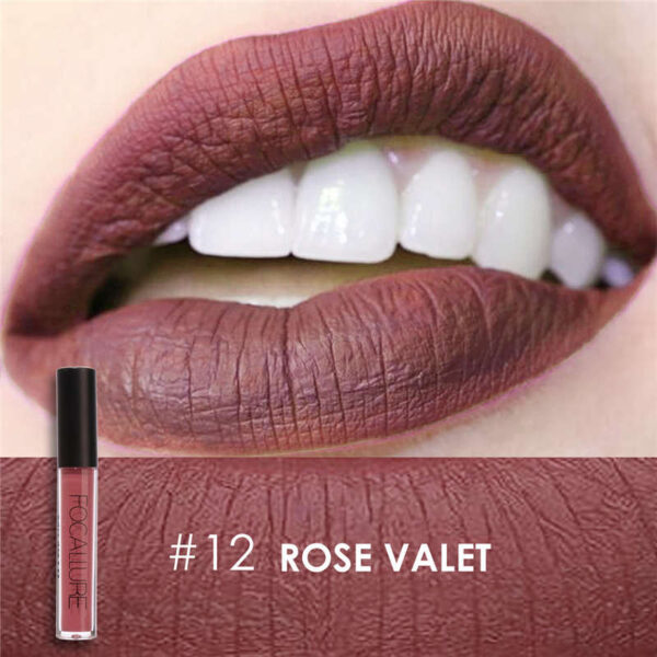 Batom líquido impermeável Focallure, Red Velvet Lip Tint, Nude Matte, Maquiagem Colorida - Image 34