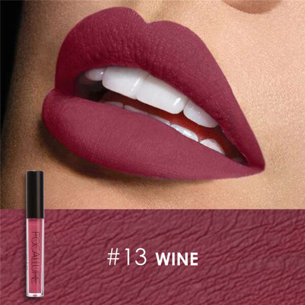 Batom líquido impermeável Focallure, Red Velvet Lip Tint, Nude Matte, Maquiagem Colorida - Image 27